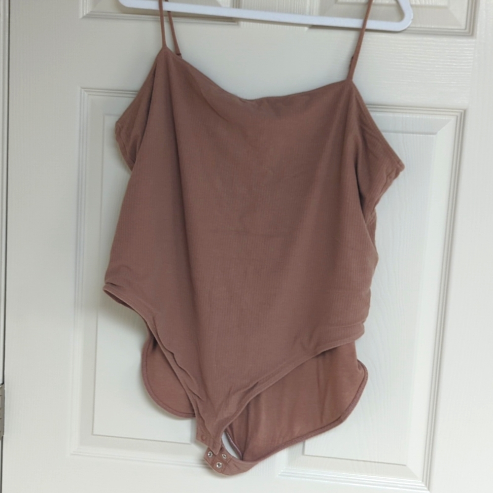 Old Navy 3X spaghetti strap ribbed bodysuit